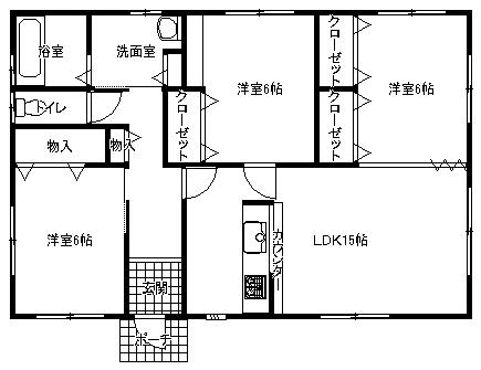 Floor plan. 9.8 million yen, 3LDK, Land area 249.72 sq m , Building area 74.52 sq m