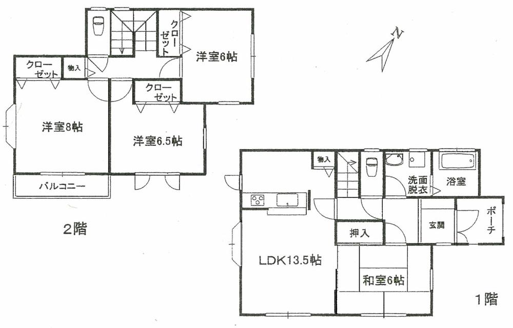 Floor plan. 14.8 million yen, 4LDK, Land area 219.32 sq m , Building area 100.91 sq m