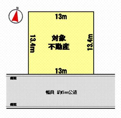Compartment figure. Land plots land area / 175.46 sq m (53.07 square meters)