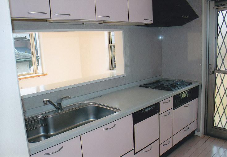 Kitchen. Bright design of the kitchen
