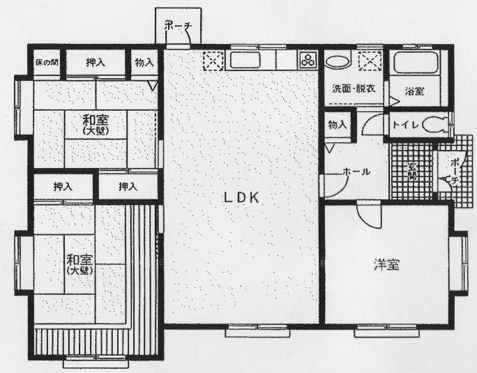Floor plan. 16,900,000 yen, 3LDK, Land area 611.36 sq m , Building area 99.37 sq m