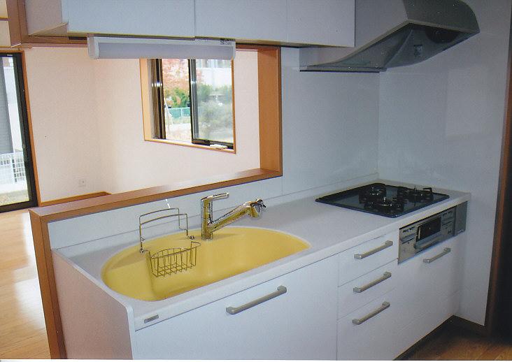 Kitchen. Bright design of the kitchen