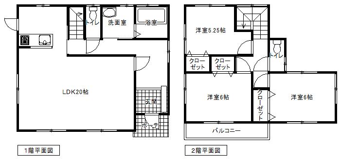 Floor plan. 16.8 million yen, 3LDK, Land area 237.3 sq m , Building area 99.98 sq m