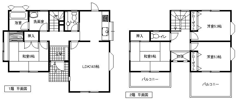 Floor plan. 11.8 million yen, 4LDK, Land area 165.54 sq m , Building area 94.39 sq m