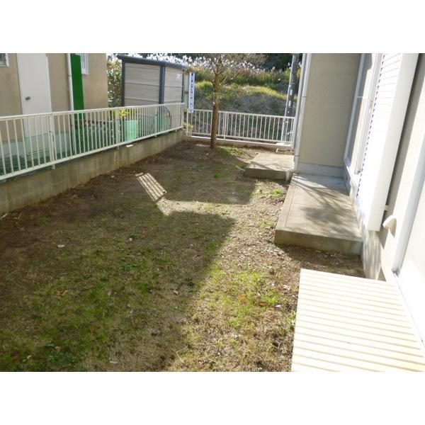 Garden. "Located on a hill garden"