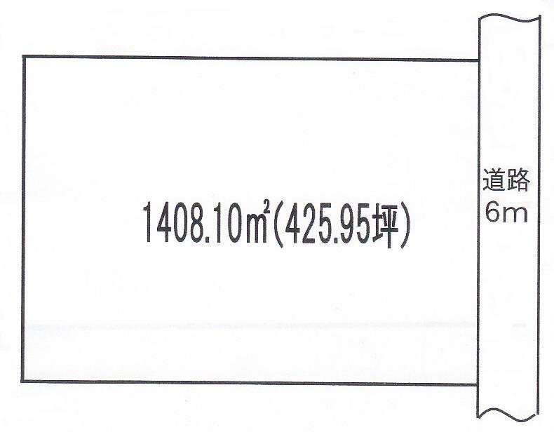 Compartment figure. Land price 14.9 million yen, Land area 1,408.1 sq m
