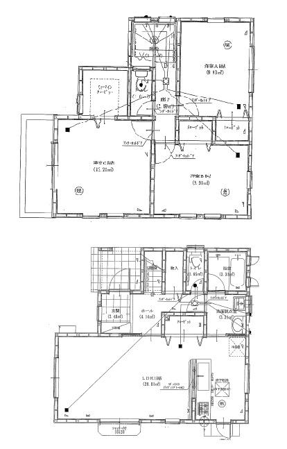 Floor plan. 21.5 million yen, 3LDK, Land area 168.86 sq m , Building area 96.05 sq m floor plan
