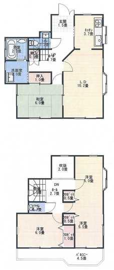 Floor plan. 8.8 million yen, 3LDK, Land area 165 sq m , Building area 93.85 sq m
