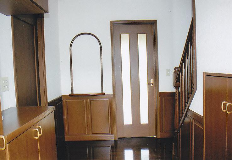 Entrance. Entrance floor of the stylish atmosphere