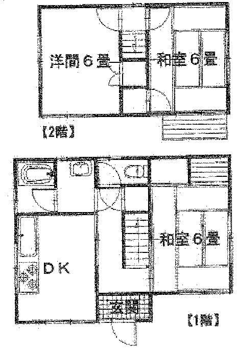 Floor plan. 5.3 million yen, 3DK, Land area 132.24 sq m , Building area 60.44 sq m