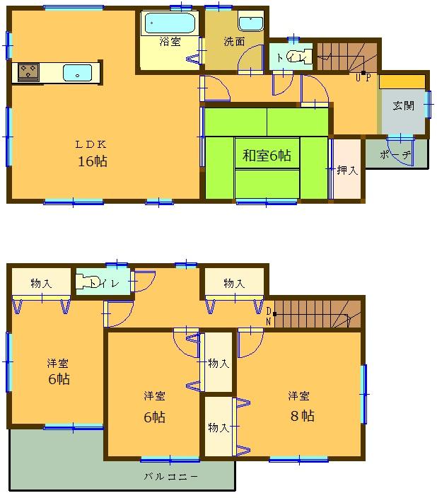 Floor plan. Here is a local guide map.