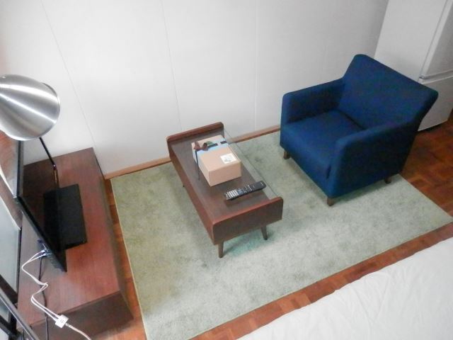 Living and room. There is also a sofa