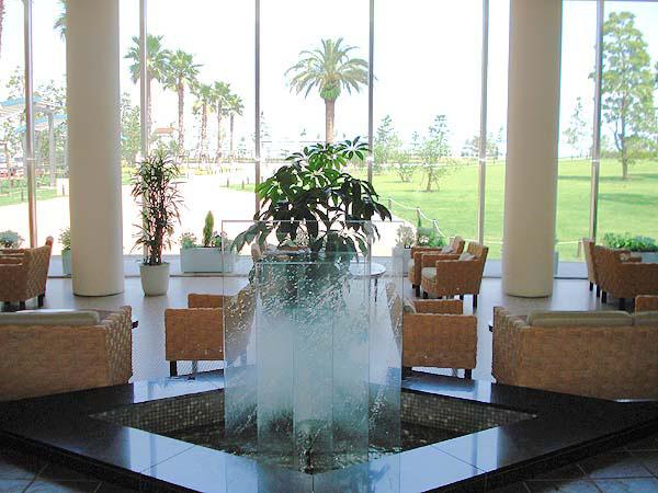 Other common areas. There is Vieux lounge overlooking the courtyard (private garden) from the entrance lobby