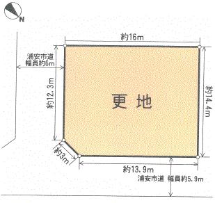 Compartment figure. Land price 55 million yen, Land area 230.11 sq m