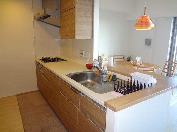 Kitchen. The kitchen is always clean and maintained in a clean is effortless glass top stove disposer equipped