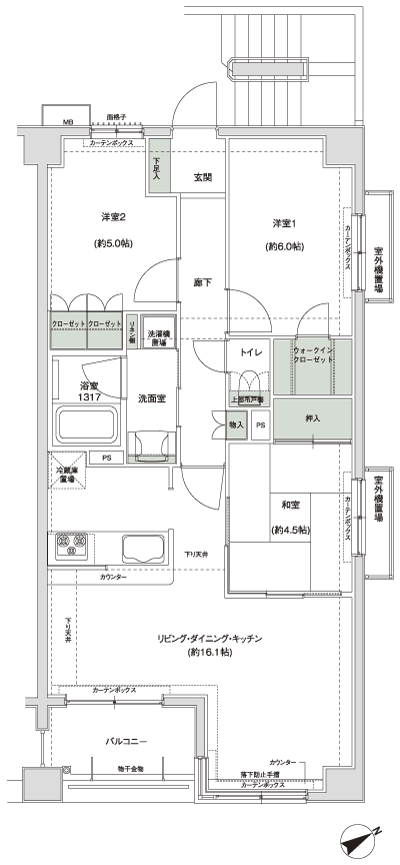 Floor: 3LDK, the area occupied: 70.2 sq m, Price: TBD