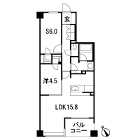 Floor: 1LDK + S (storeroom), the occupied area: 60.79 sq m, Price: TBD