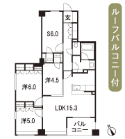 Floor: 3LDK + S (storeroom), the occupied area: 81.14 sq m, Price: TBD