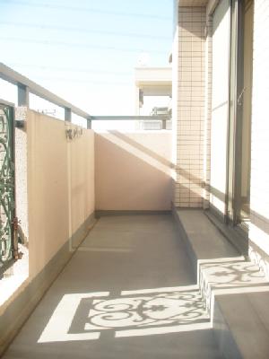 Balcony.  ☆ There bicycle parking space! Caretaker resident