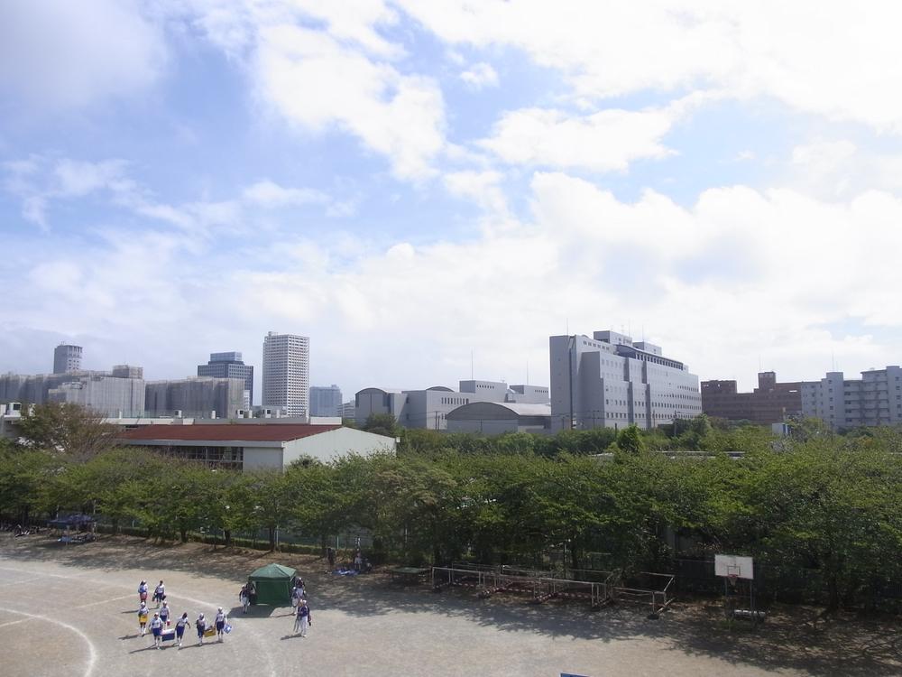 Other. Front is the schoolyard of Tomioka junior high school!