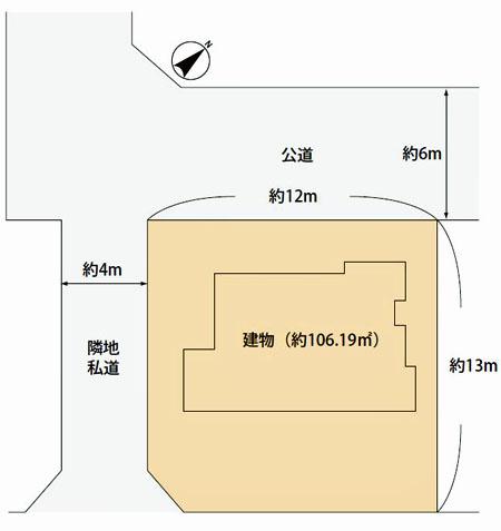 Compartment figure. Land price 58,800,000 yen, Land area 168.18 sq m   ~ Compartment Figure ~