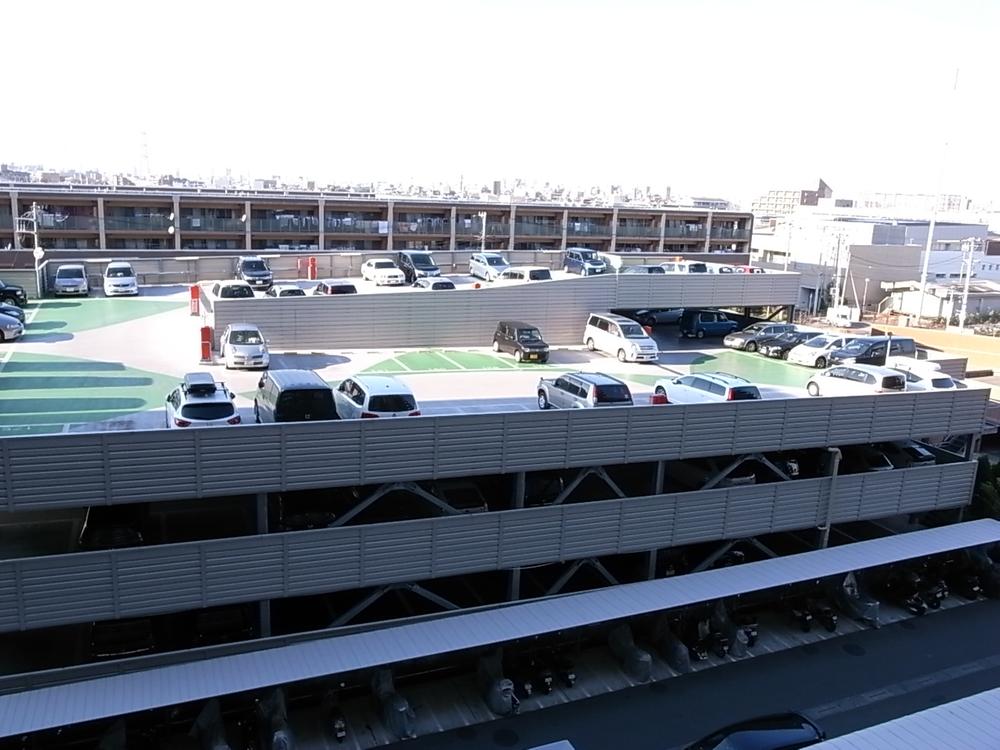 Parking lot. Common areas