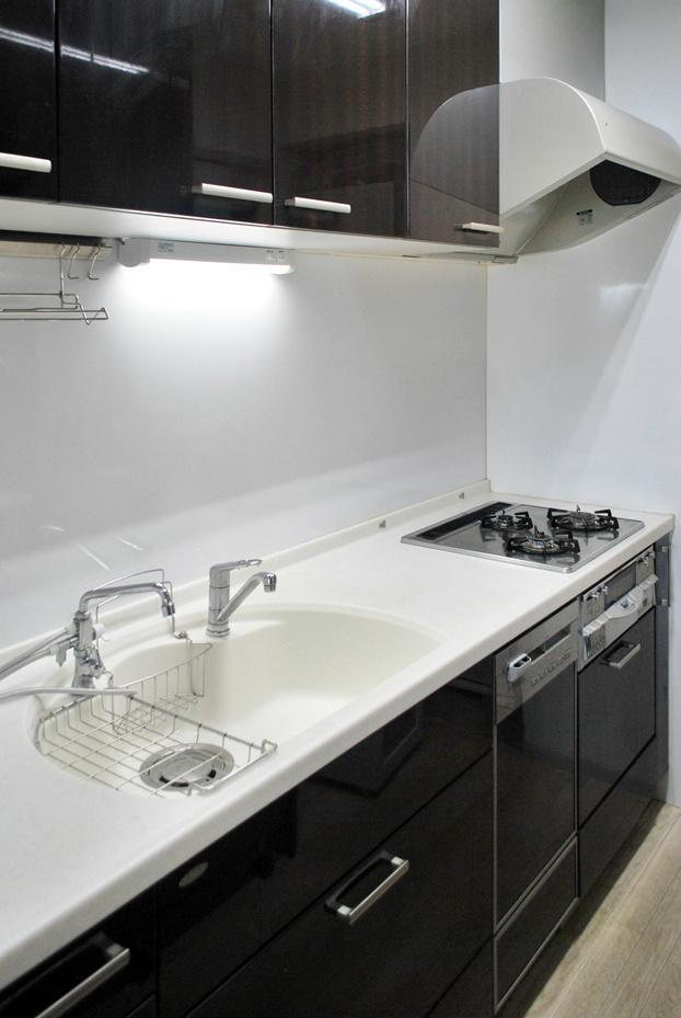 Kitchen. kitchen September 2006 exchange Wide sink into a three-burner stove, Also it comes with a dishwasher.