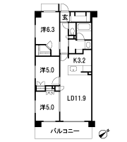 Floor: 3LDK + WIC + SC, the area occupied: 69.3 sq m, Price: 42,708,076 yen, now on sale