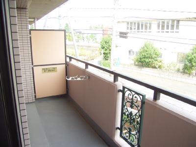 Balcony.  ☆ There bicycle parking space! Caretaker resident