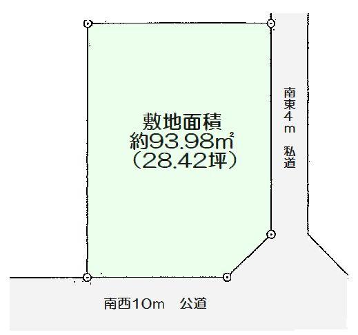 Compartment figure. 52,800,000 yen, 4LDK, Land area 93.98 sq m , Building area 103.5 sq m compartment view