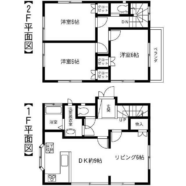 Floor plan. 9.8 million yen, 3LDK, Land area 139.58 sq m , Building area 80.1 sq m