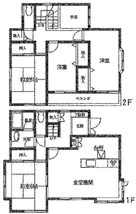 Floor plan. 8.5 million yen, 4LDK, Land area 184.43 sq m , Building area 95.22 sq m
