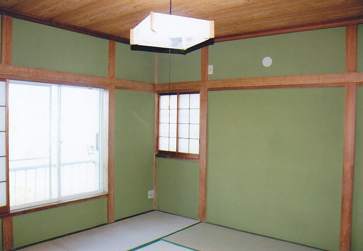 Other introspection. Day good Japanese-style room in a corner room