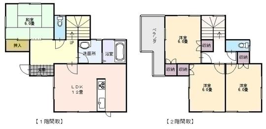 Floor plan. 7.8 million yen, 4LDK, Land area 153.29 sq m , Building area 92.74 sq m Floor Plan ( ※ Current state priority)
