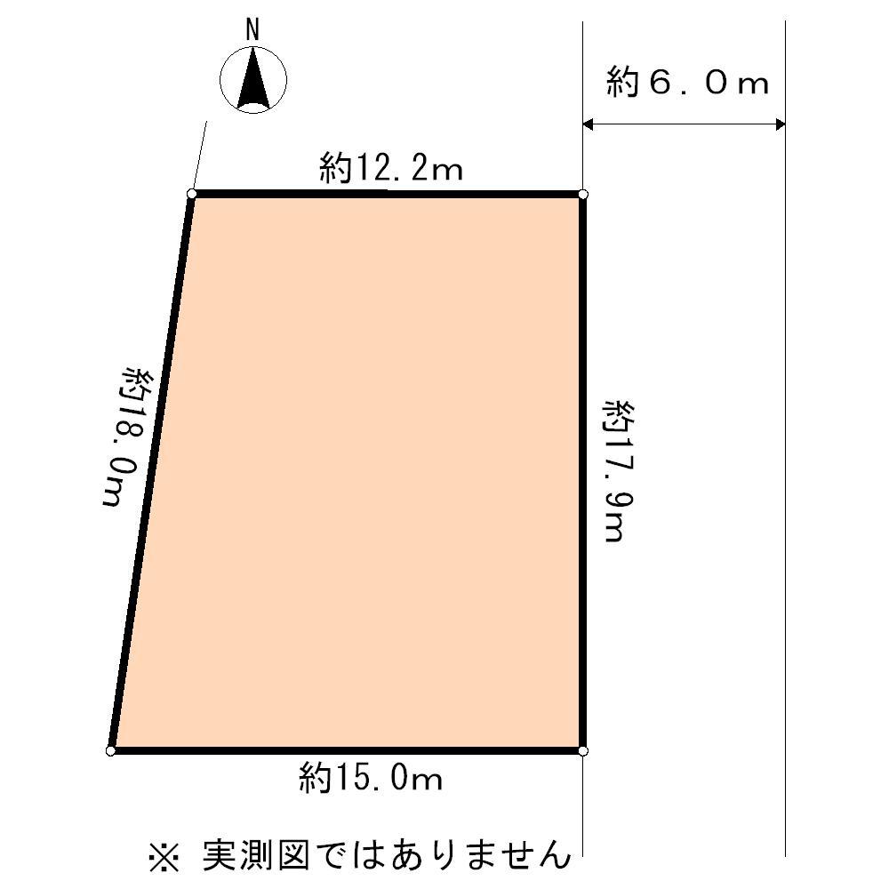 Compartment figure. Land price 6.8 million yen, Land area 249.52 sq m