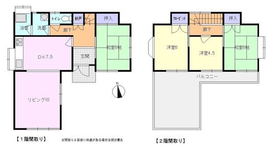 Floor plan. 11.8 million yen, 4LDK, Land area 335.94 sq m , Building area 91.08 sq m