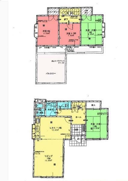 Floor plan. 11.8 million yen, 4LDK, Land area 335.94 sq m , Building area 91.08 sq m
