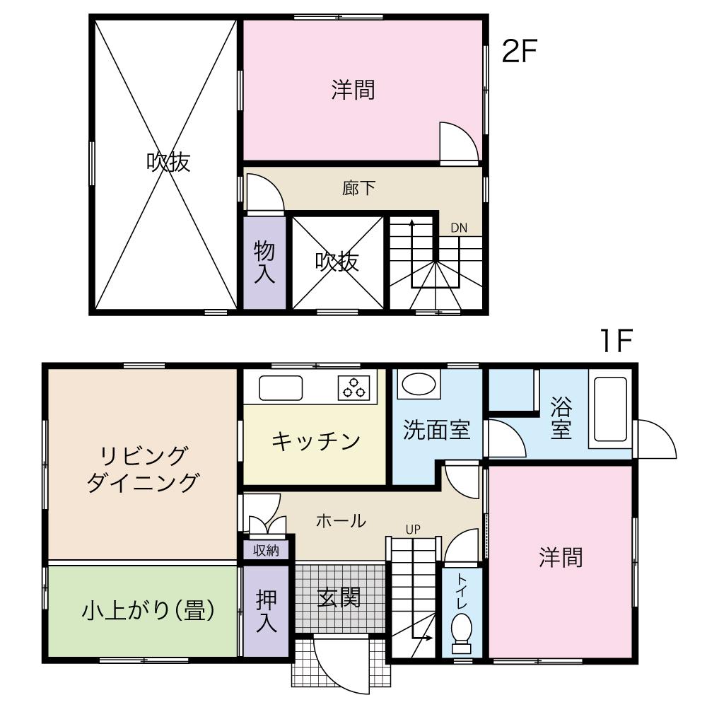 Floor plan. 8.9 million yen, 4K, Land area 231.33 sq m , Building area 80.32 sq m