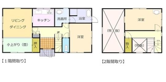 Floor plan. 8.9 million yen, 2LDK, Land area 231.33 sq m , Building area 80.32 sq m Floor (current state priority)