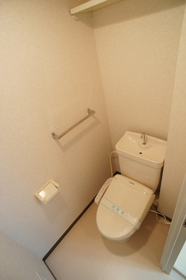Toilet. Also it has a shelf to the toilet (Washlet) top