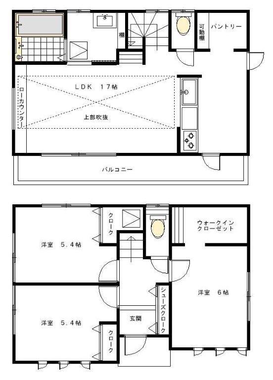 Floor plan. 27,800,000 yen, 3LDK + S (storeroom), Land area 87.87 sq m , Building area 82.8 sq m floor plan