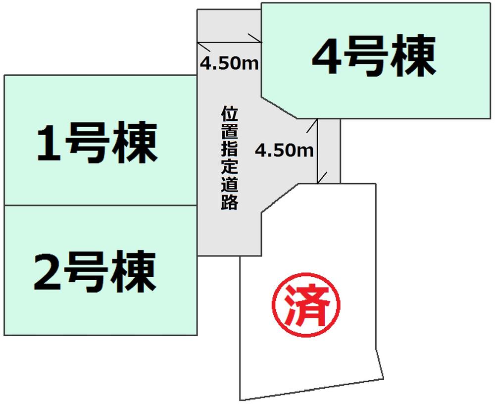 The entire compartment Figure. All 10 compartments ・ Phase 2 sell all four buildings. All buildings over 36 square meters!