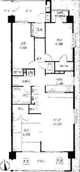 Floor plan. 3LDK, Price 13.5 million yen, Spacious 1 room there is an occupied area 64.92 sq m all room storage