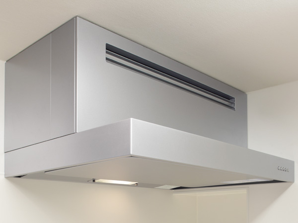 Kitchen.  [Rectification Backed range hood] Range hood is adopted with high power to absorb the smell and smoke of cooking rectifying plate. Time required for cleaning is reduced, Kept clean and clean the kitchen.