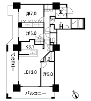 Floor: 3LD ・ K + WIC + N, the area occupied: 83 sq m, Price: 39,700,000 yen, now on sale