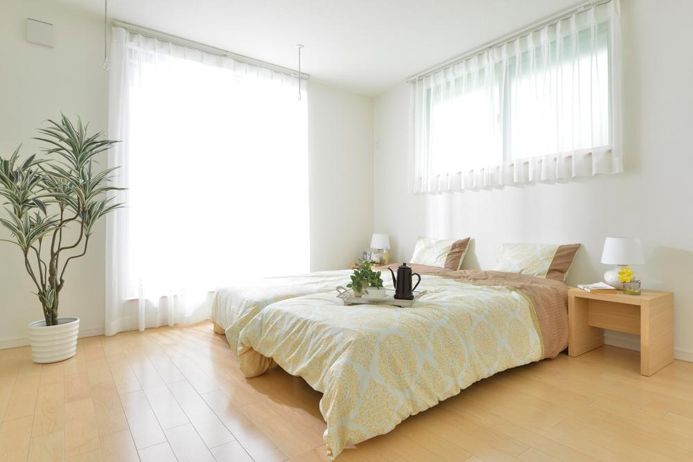 Model house photo.  ■ The main bedroom <model building>