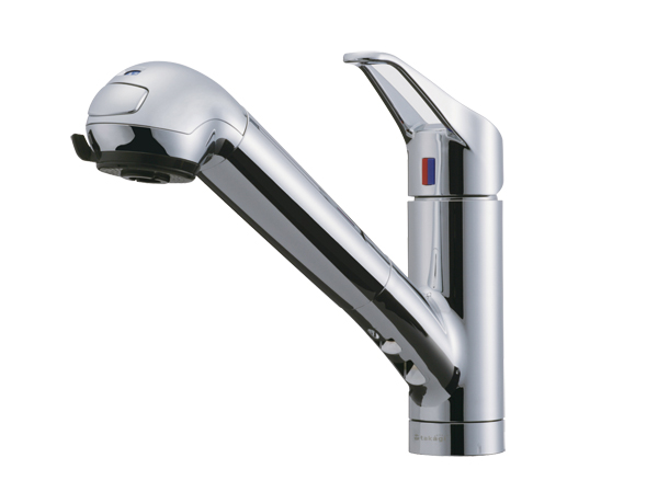 Kitchen.  [Faucet integrated water purifier] Water purifier integral feel free to delicious water is available. Water is also hot water is adjustable single lever with one hand. Can you use it in the shower. (Same specifications)