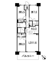 Floor: 3LDK + 2WIC, occupied area: 75.56 sq m, Price: 20,850,000 yen, now on sale