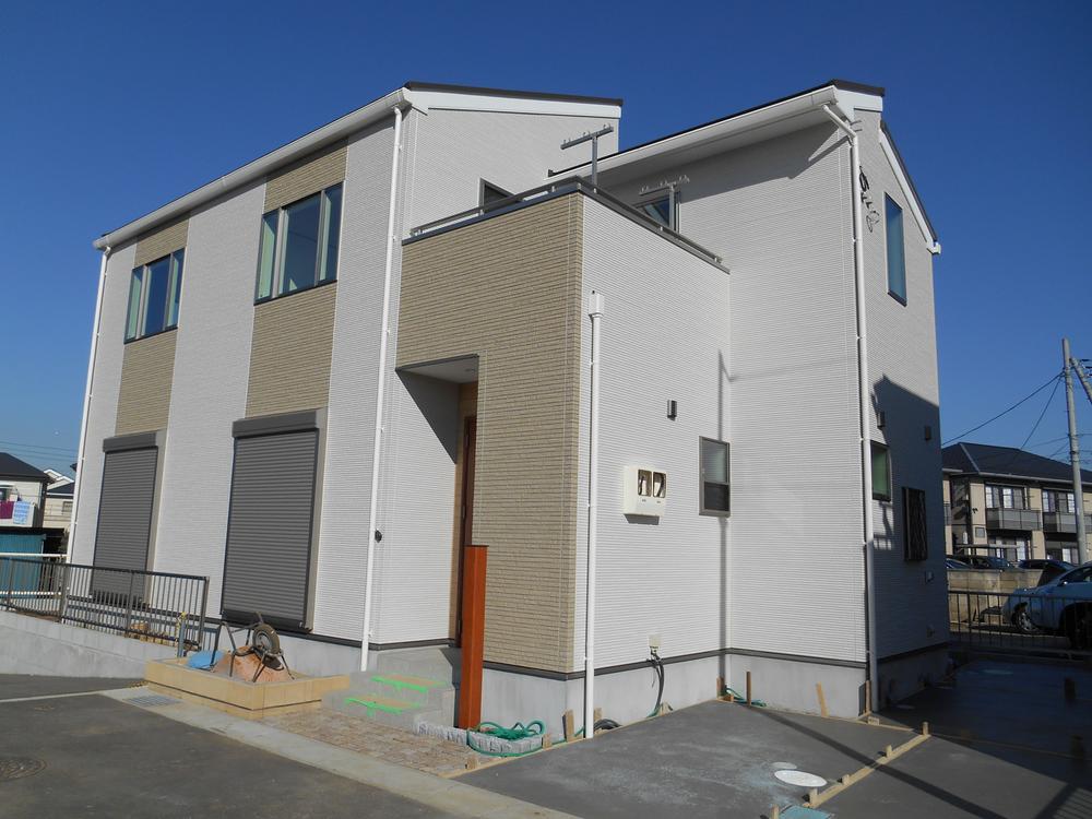 Local appearance photo. Solar power and all-electric homes  ~ Eco ・ La Kayada cho All three compartment ~ We proudly completed! ! It is during your preview at any time accepted