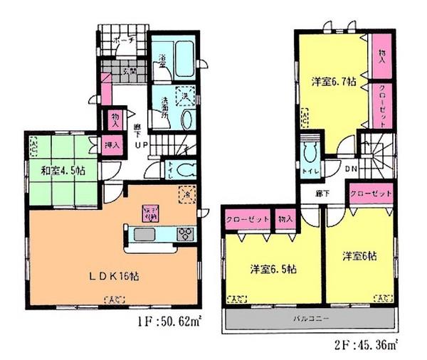 Floor plan. (13 Building), Price 26,800,000 yen, 4LDK, Land area 120.25 sq m , Building area 95.98 sq m